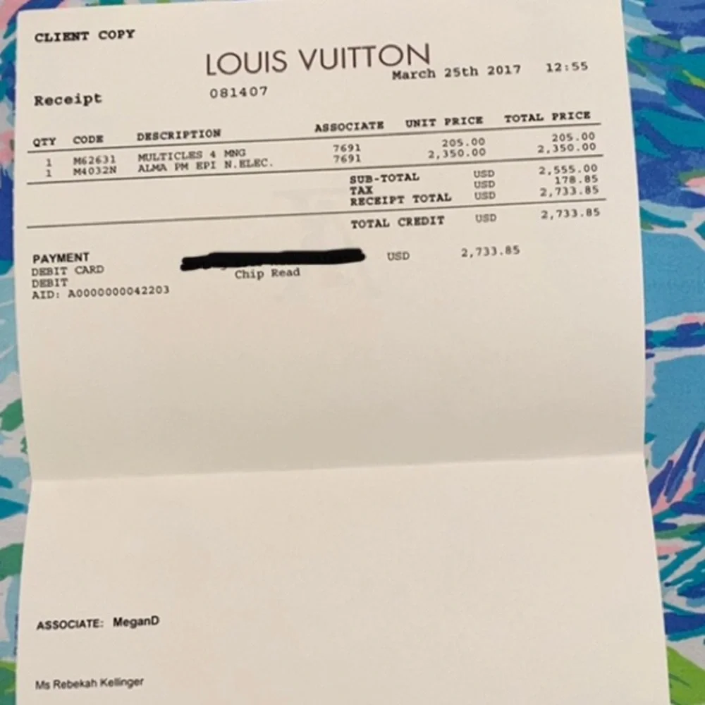 Louis Vuitton Black Patent Alma PM